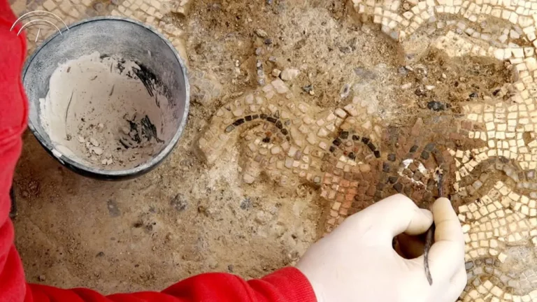 La restauración del Mosaico de Medusa de Itálica